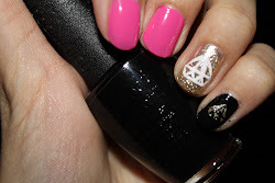 nail diamond pink gold drawing opi saw