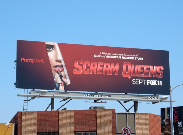 Scream Queens season 1 teaser billboard