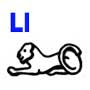 L in hieroglyphics: Lion