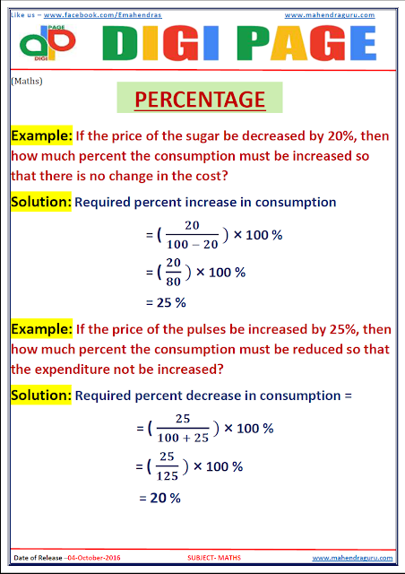 DP-Percentage -Maths -04-Oct-16 DP-Percentage -Maths -04-Oct-16