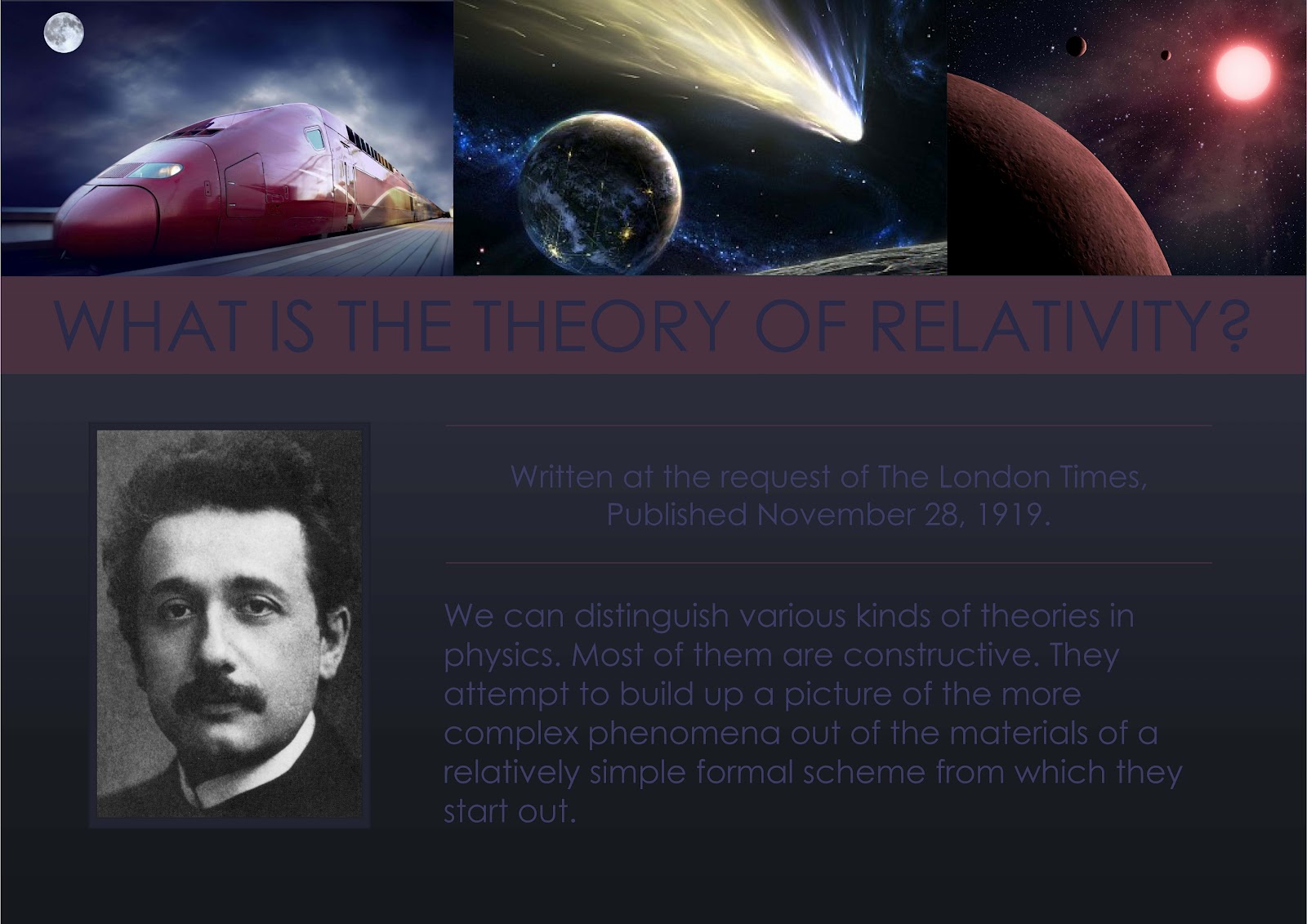 einstein relativity theory travel albert science heroes
