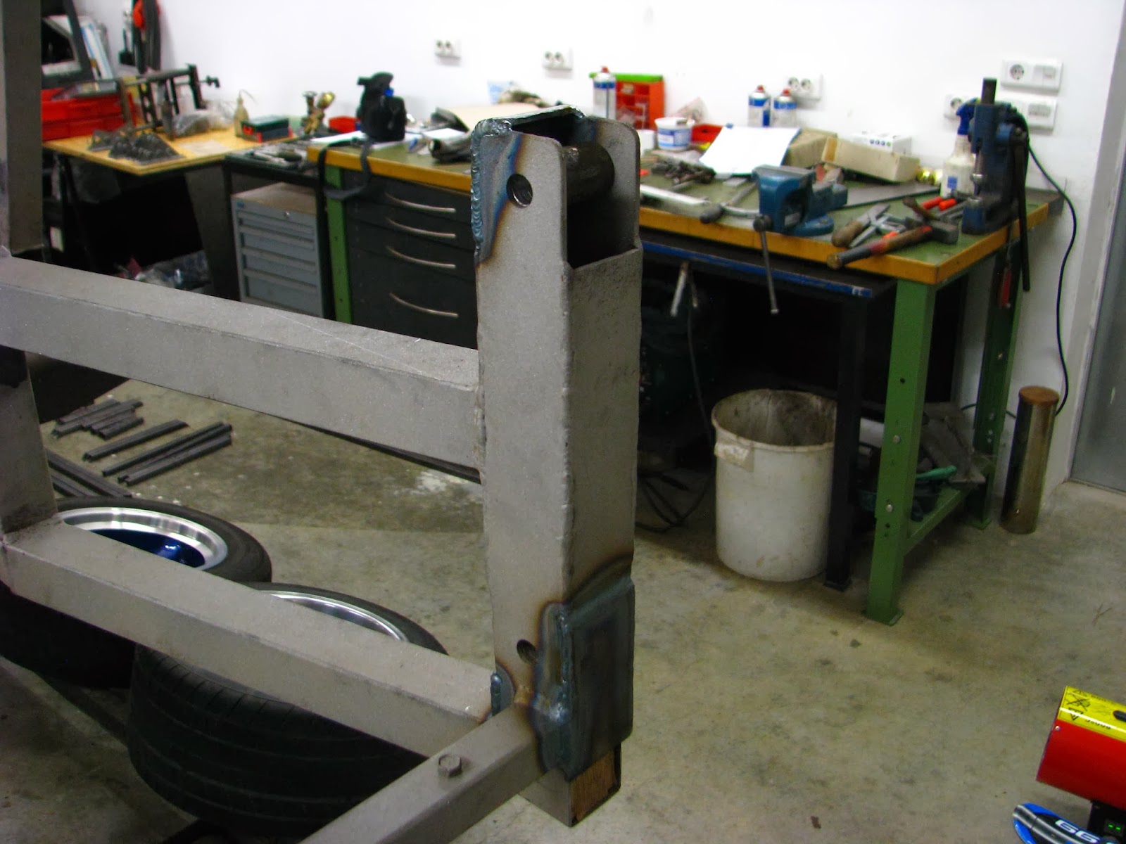 Marcos Mantula a restoration story 10. Tacking in the perpared parts