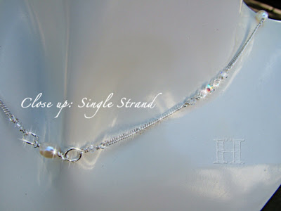 Short Single Strand Necklace - Swarovski Simple Elegance