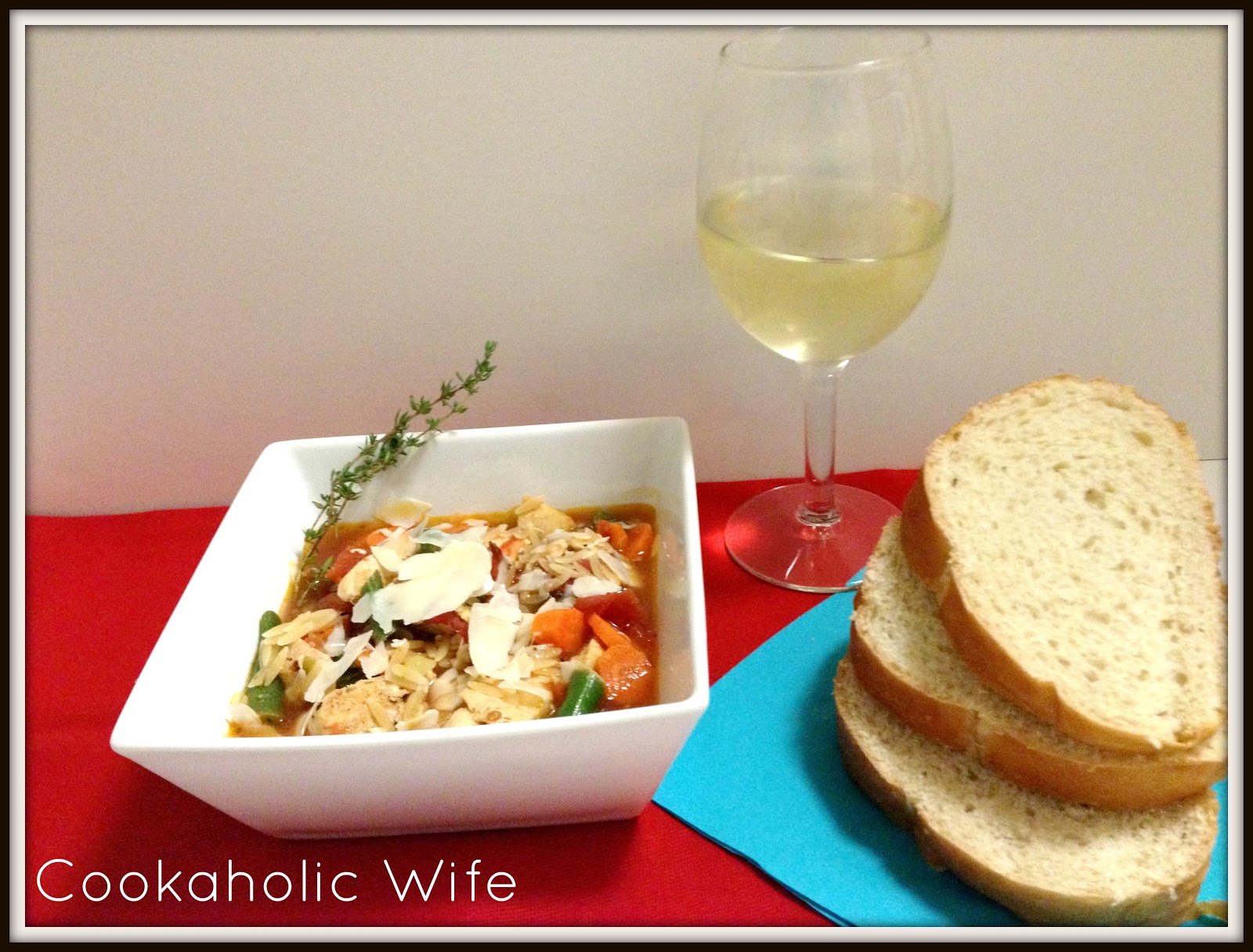 Chicken and Vegetable Soup - Cookaholic Wife