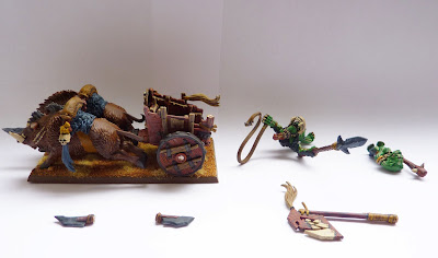 Savage Orc Boar Chariot conversion with magents