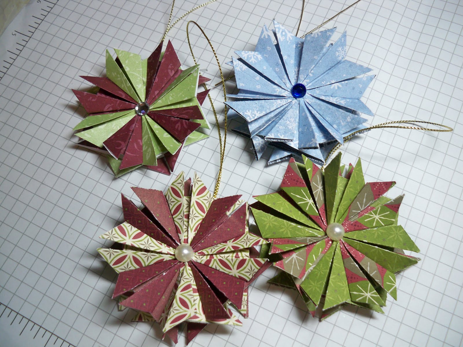 Stamper Shirley Tea Bag Folding Ornament, Part 1