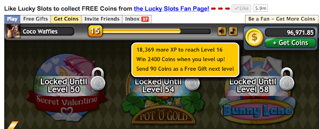 Lucky Slots Experience Points