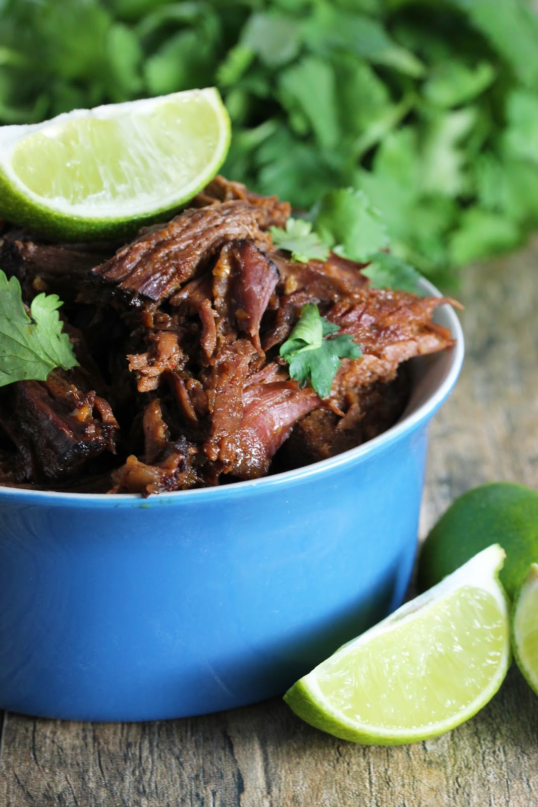 easy slow cooker chili-lime mexican shredded beef