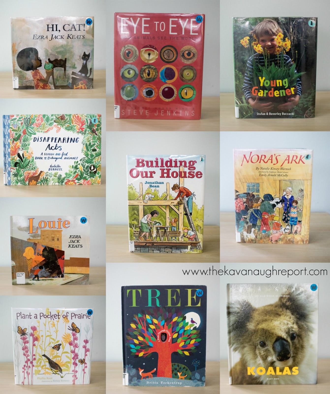 Montessori friendly books, children's books for a Montessori home. 