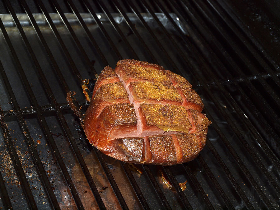 Pellet Smoker Cooking Smoked Old Fashioned Bung Bologna