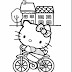 Unique Hello Kitty Christmas Coloring Pages Images
