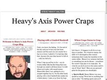 Heavy's Axis Power Craps