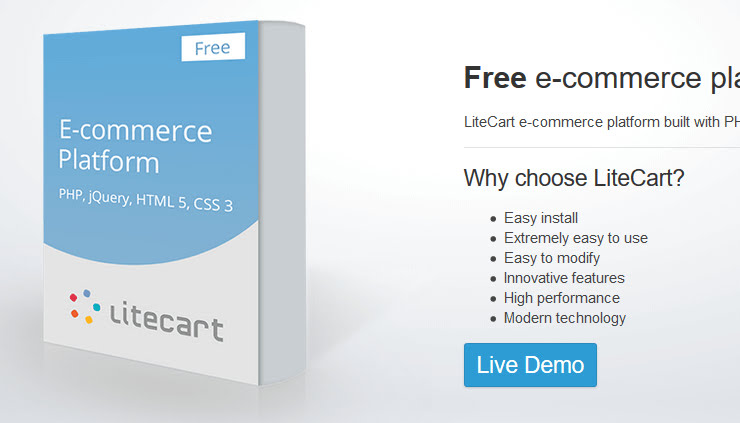 LiteCart shopping cart solution