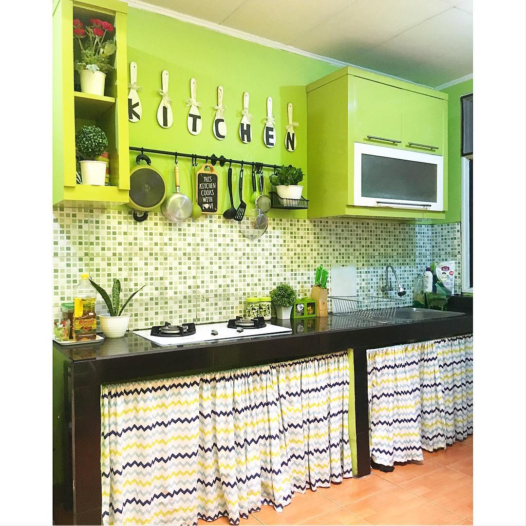 Inspirasi Dapur  Hijau  Minimalis  yang Unik dan Cantik Homeshabby com Kumpulan Desain dan 