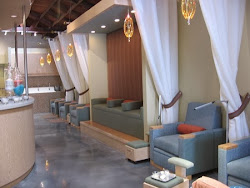 salon nail interior spa beauty decor salons nails designs decorating hair curtain pedicure decoration bar room bathroom curtains recess modern