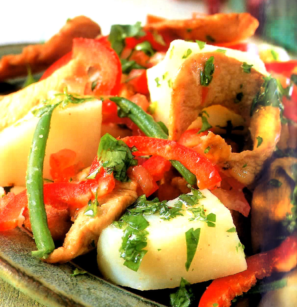 Celtnet Recipes Blog: Potato and Spicy Chicken Salad Recipe