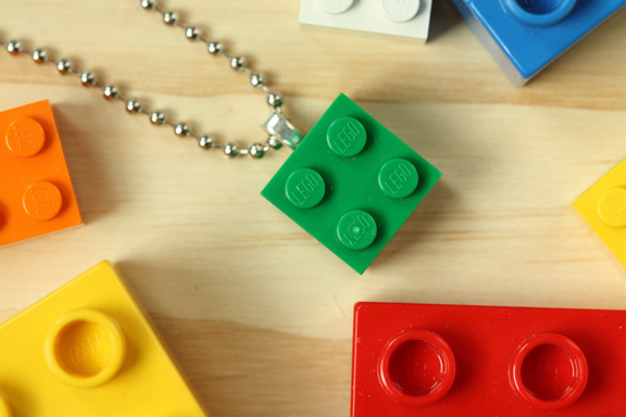 Collana con Riciclo Creativo Mattoncini Lego