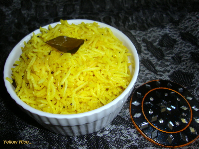 Sailaja Kitchen...A site for all food lovers! Easy Yellow Rice
