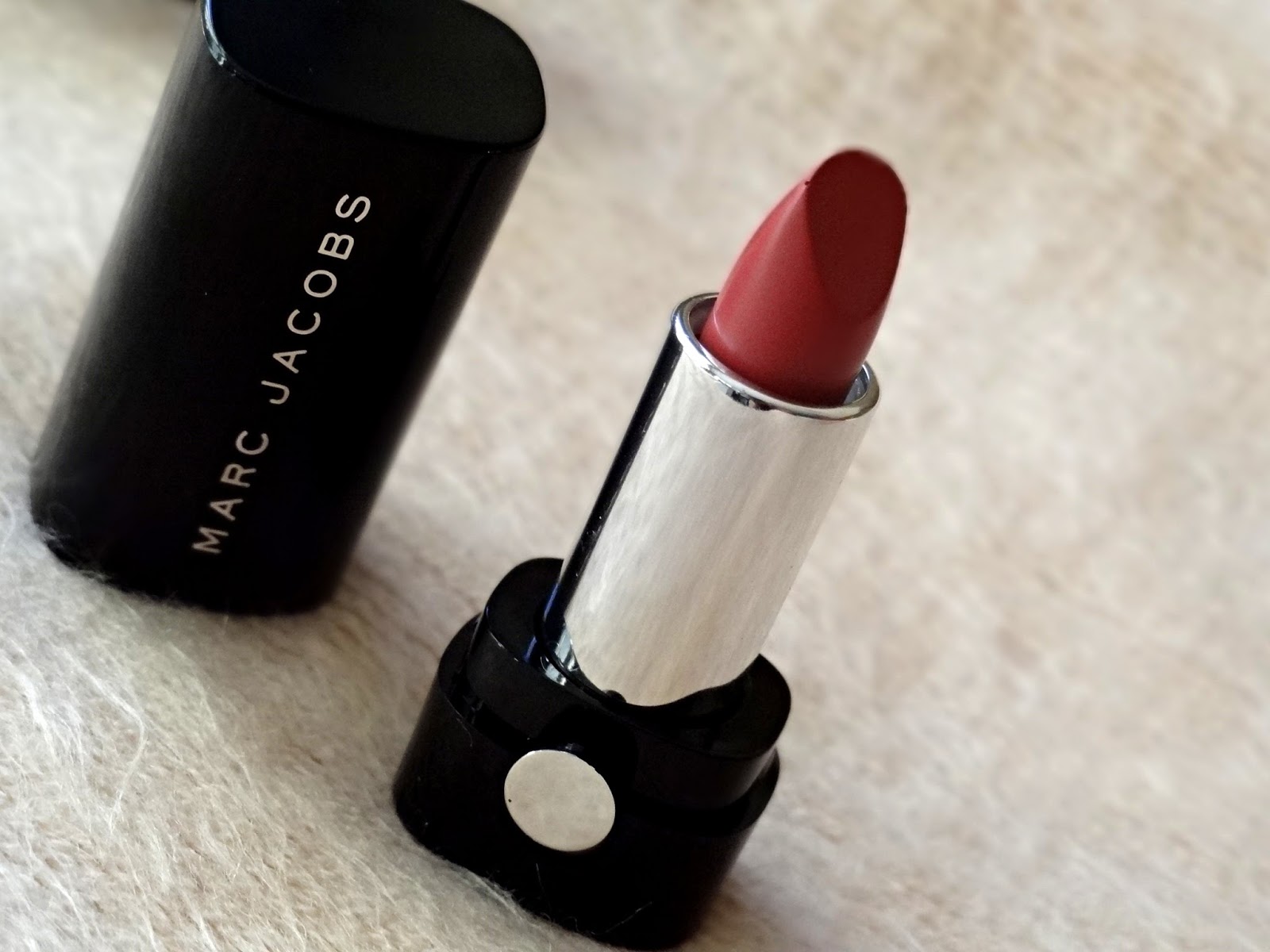 Marc Jacobs Beauty Le Marc Lip Creme in Kiss Kiss Bang Bang Review, Photos & Swatches