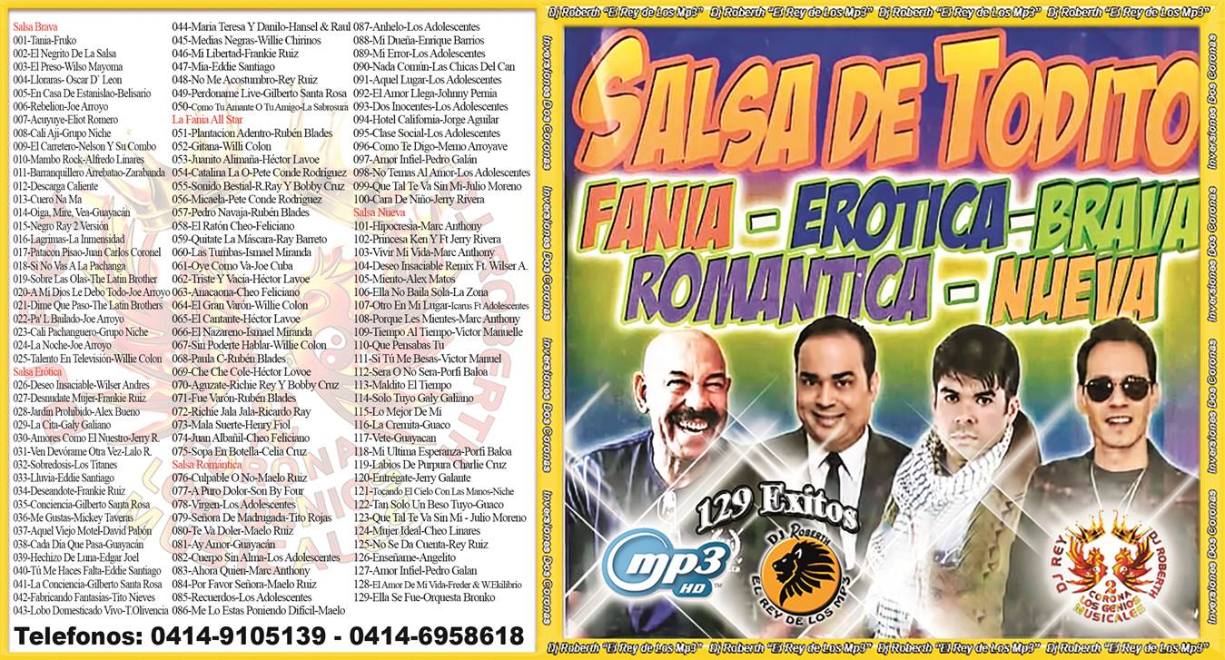 Salsa De Todito DjRoberth El Rey De Los Mp3 Tropical