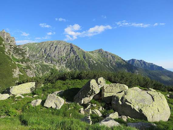 Widok na Miedziane i Opalony Wierch miedziane