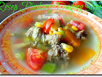 Resep Pindang Daging Sayuran ( Vegetables Meat Stew Recipe )