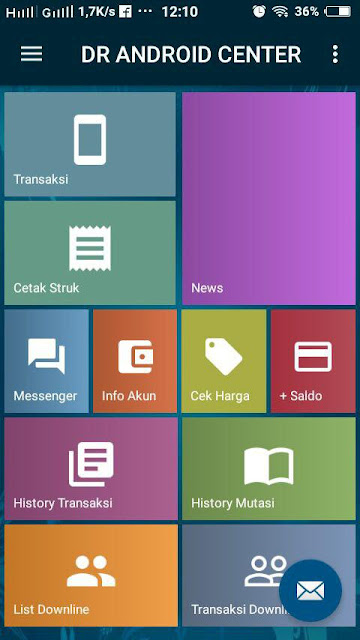 Jualan Pulsa Kuota Pakai Aplikasi Agen DR ANDROID CENTER