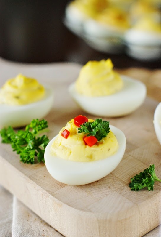 10 Deviled Eggs Garnishes {that aren't a sprinkling of paprika} The