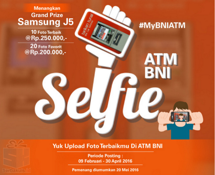 Kontes Selfie My BNI ATM Berhadiah SAMSUNG J5