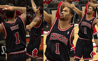 NBA 2K13 Chicago Bulls Black Jersey Mod