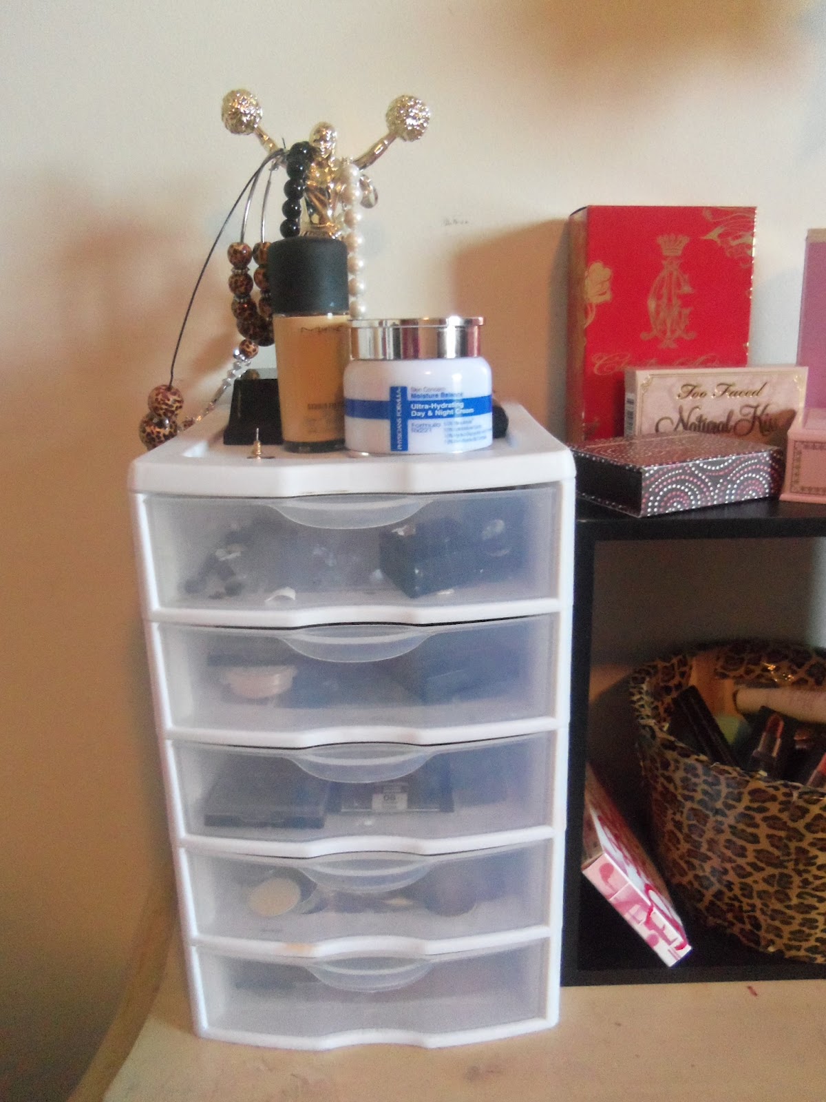  5 drawer makeup organizer 