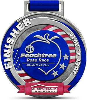 Peachtree Road Race 2014 Finisher