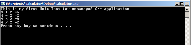 Unit test for unmanaged C++ in Visual Studio ~ Code Ketchup