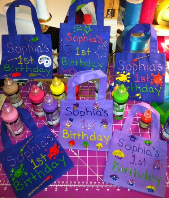 Gone Crafting! PERSONALIZED PARTY LOOT BAGS