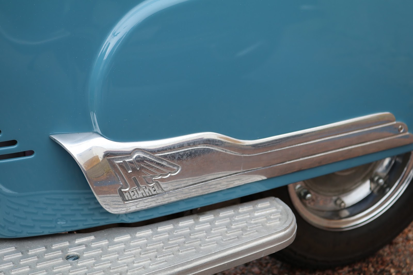 OldMotoDude Heinkel Tourist scooter at the Colorado Springs