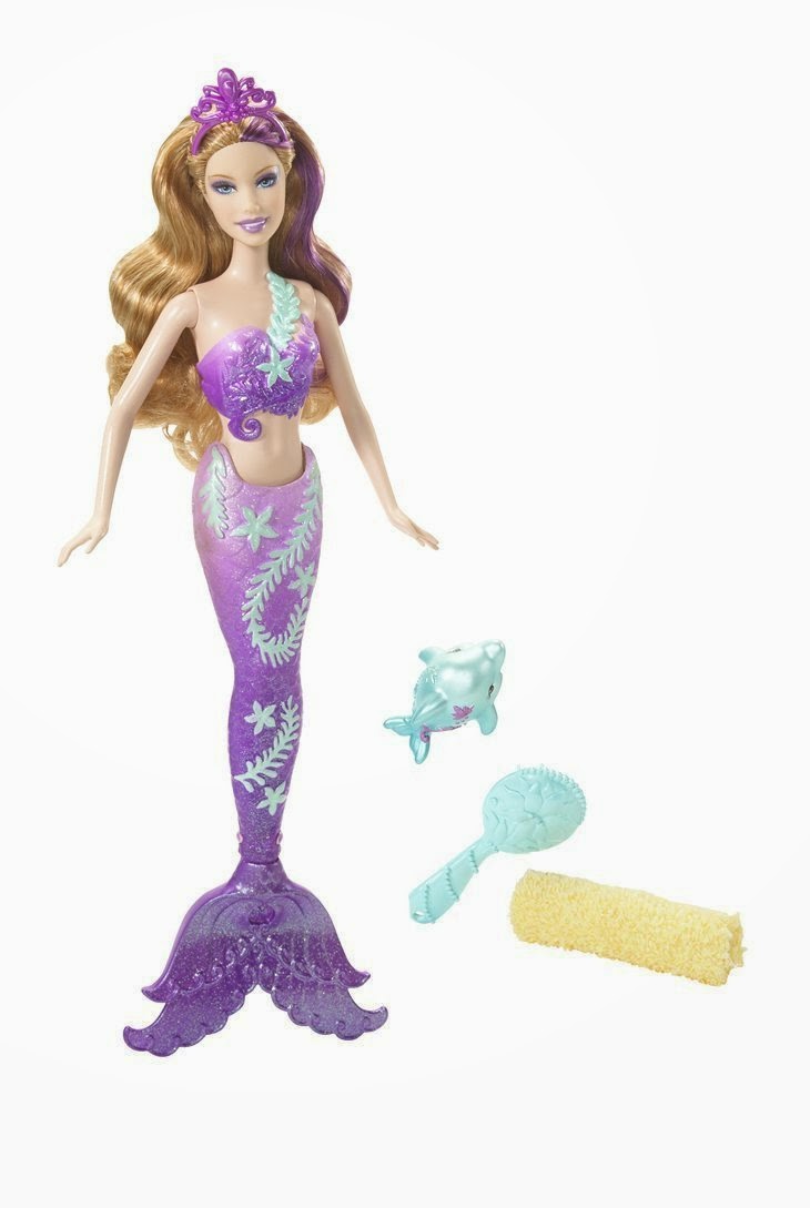 Mermaids In The Media: A Blog On Mermaids In Movies, Music Videos And More!: Barbie Mermaid Dolls