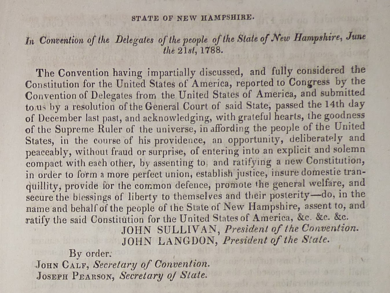 United States Constitution of 1787