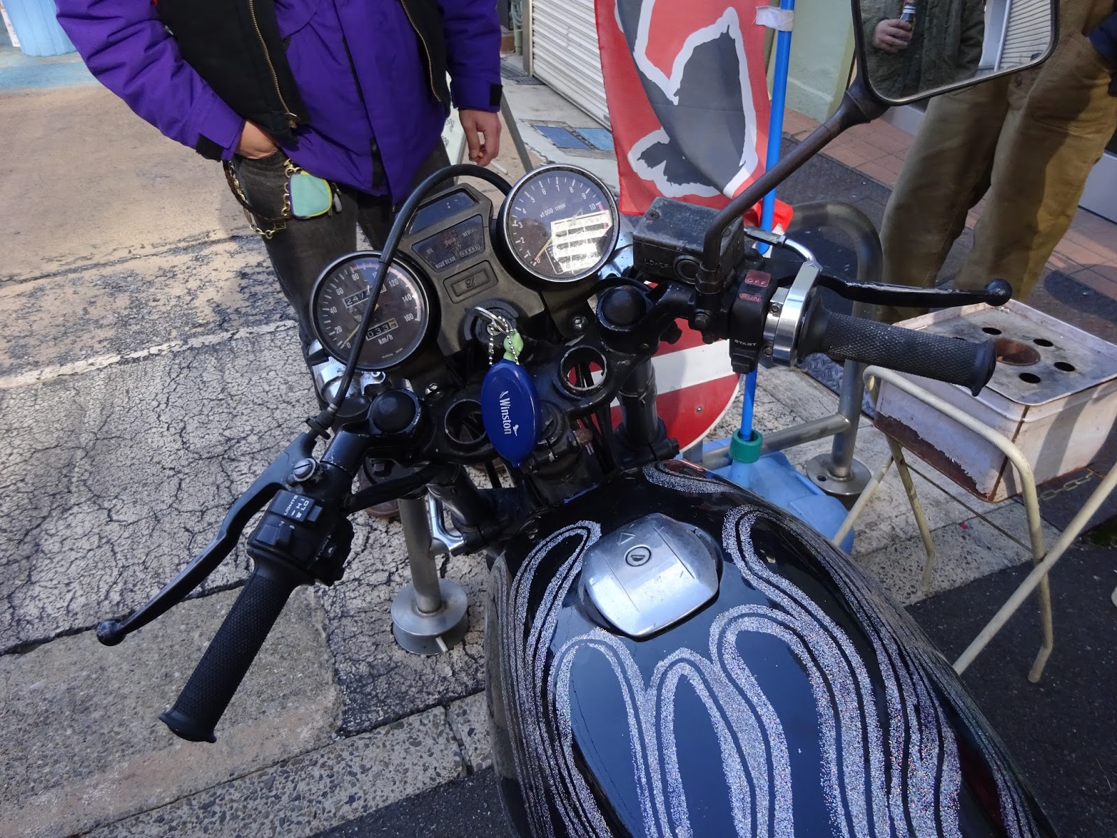 特価豊富な】 ヤフオク! - cbx400f cbx550f ハンドル 純正だと思います