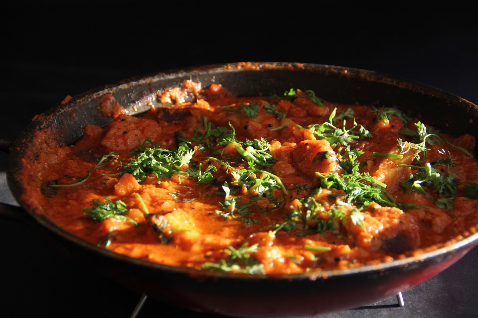 The Zesty Kitchen Aubergine Curry