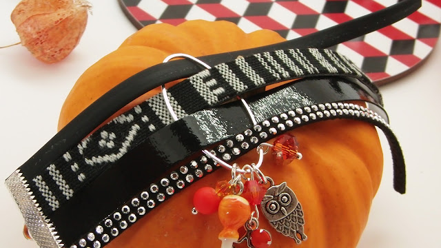 DIY, bijoux, bracelet, manchette, halloween, La Perle des Loisirs, tuto