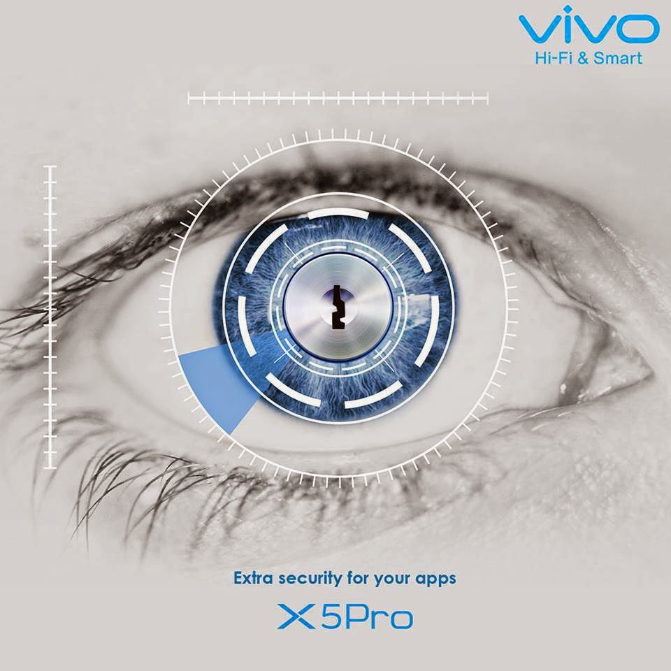 Vivo X5 pro-retia scanner