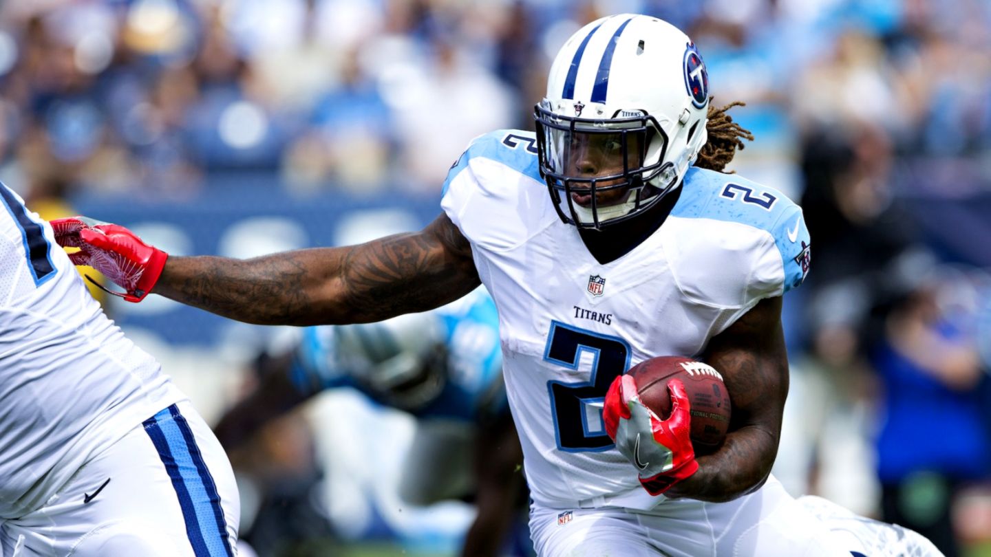 Which Titans RB scores more TDs Derrick Henry or DeMarco Murray