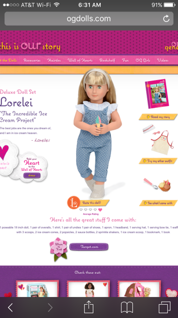 our generation lorelei doll