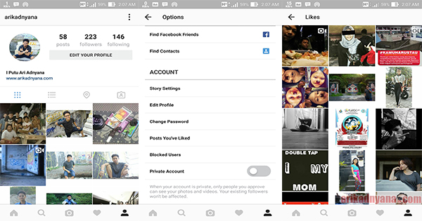 Cara Melihat Foto dan Video Yang Kita Like Di Instagram