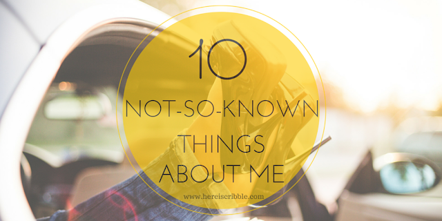 10 not-so-known things about me — October Blogging Challenge Dy 10