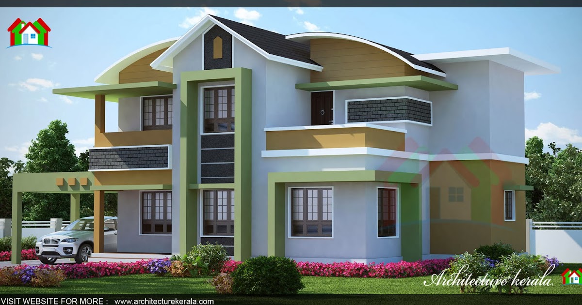  1500  SQUARE  FEET  KERALA  HOUSE  3D ELEVATION  ARCHITECTURE 