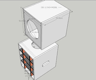 Skema Dan Ukuran Box Speaker Model CBS 12 Inch