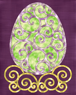 Filigree Easter Egg