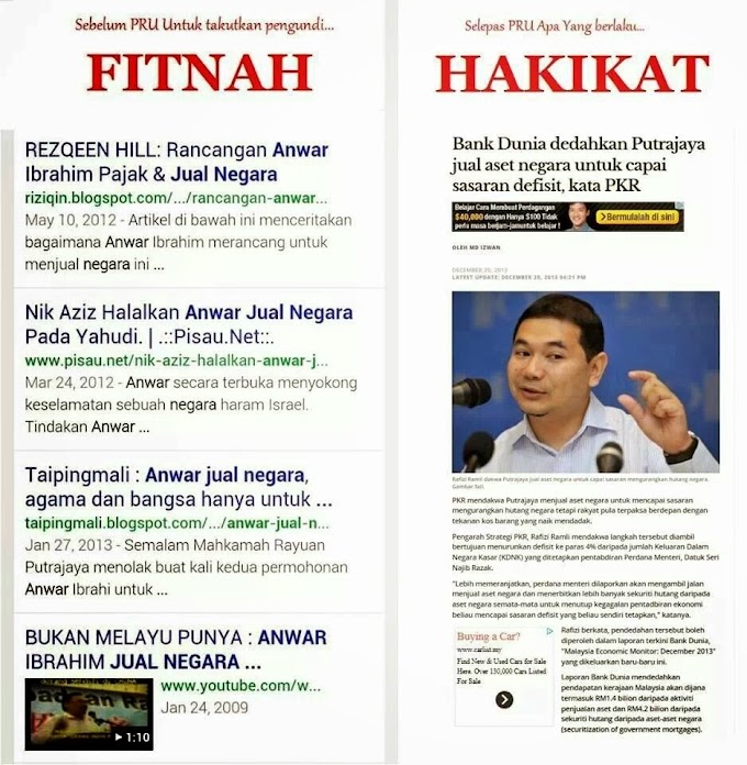 KANTOI : MoF Jawab Fitnah @RafiziRamli PEMBOHONG ! #1Malaysia 