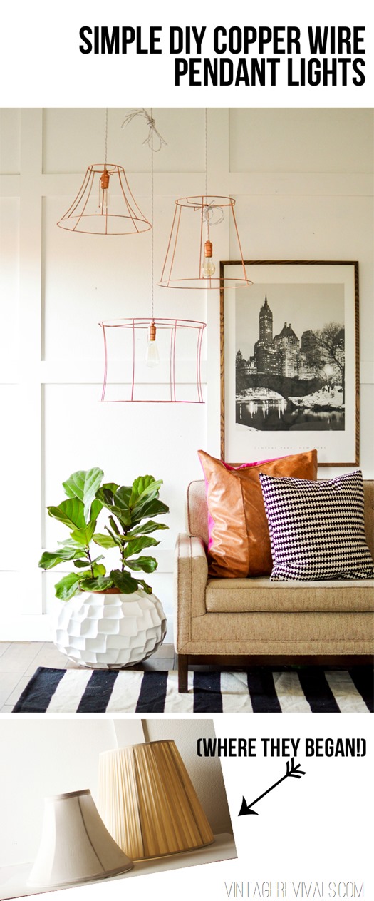 Leather & Copper & Wood - Oh My! Easy DIY Roundup by Eliza Ellis